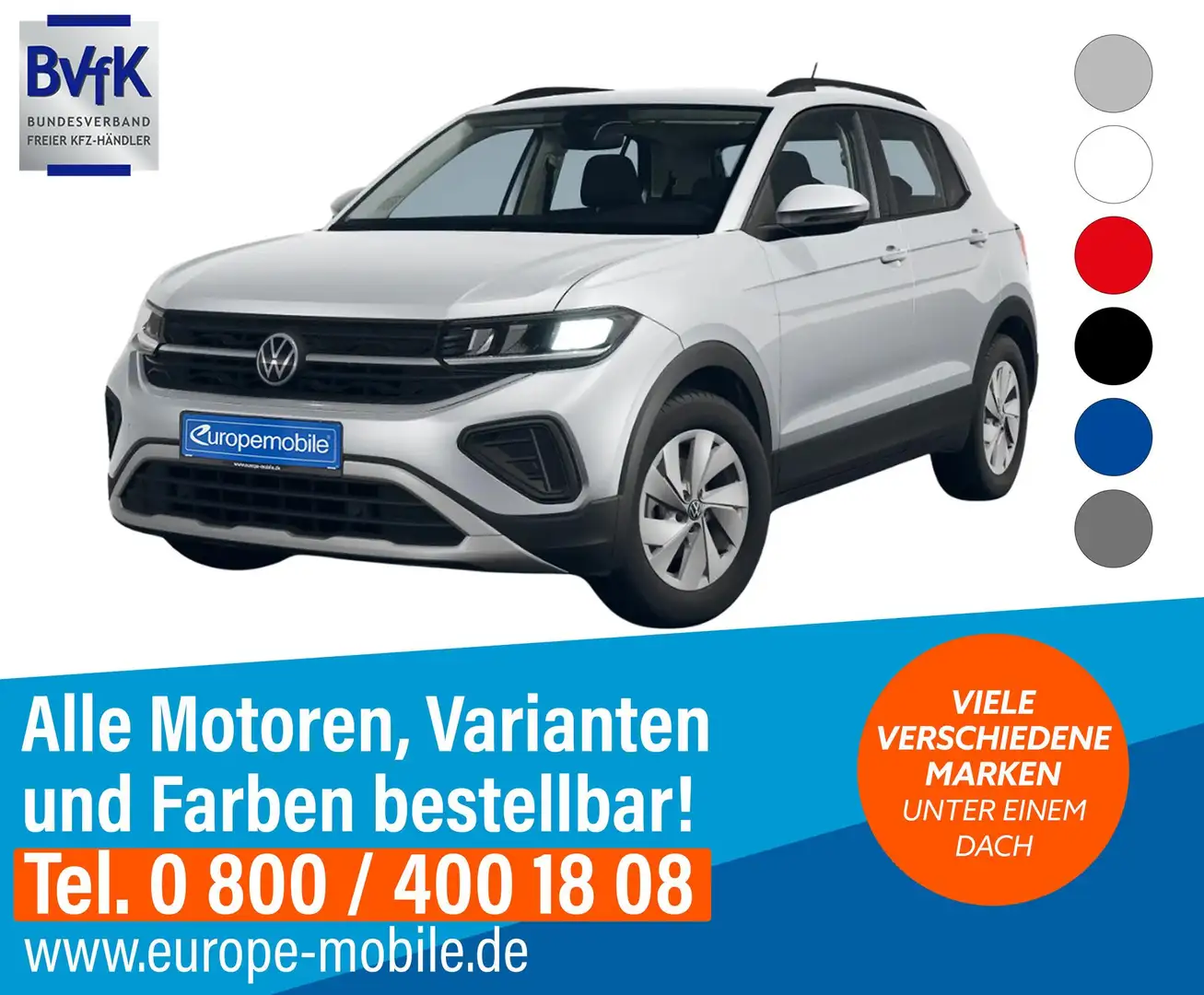 Volkswagen T-Cross H5 R-LINE 1.0 TSI OPF 85kW M6 - 1