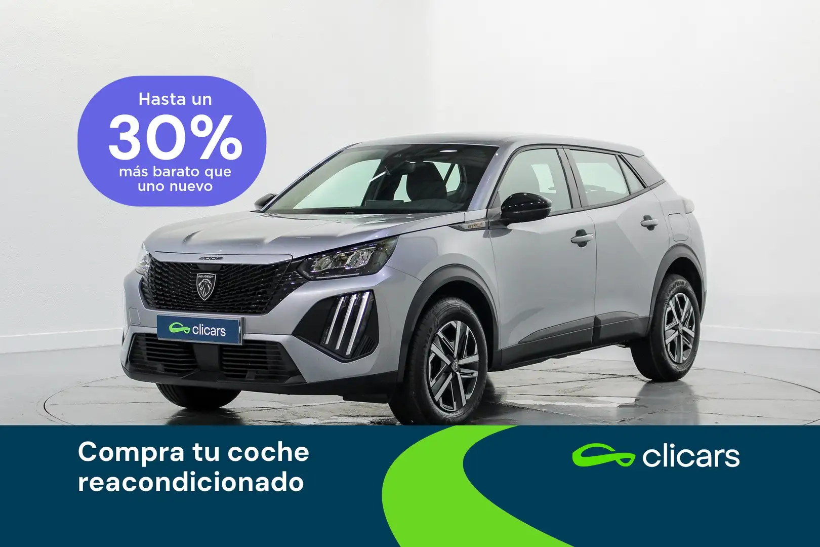 Peugeot 2008 1.2 PureTech S&S Active 100 Plateado - 1