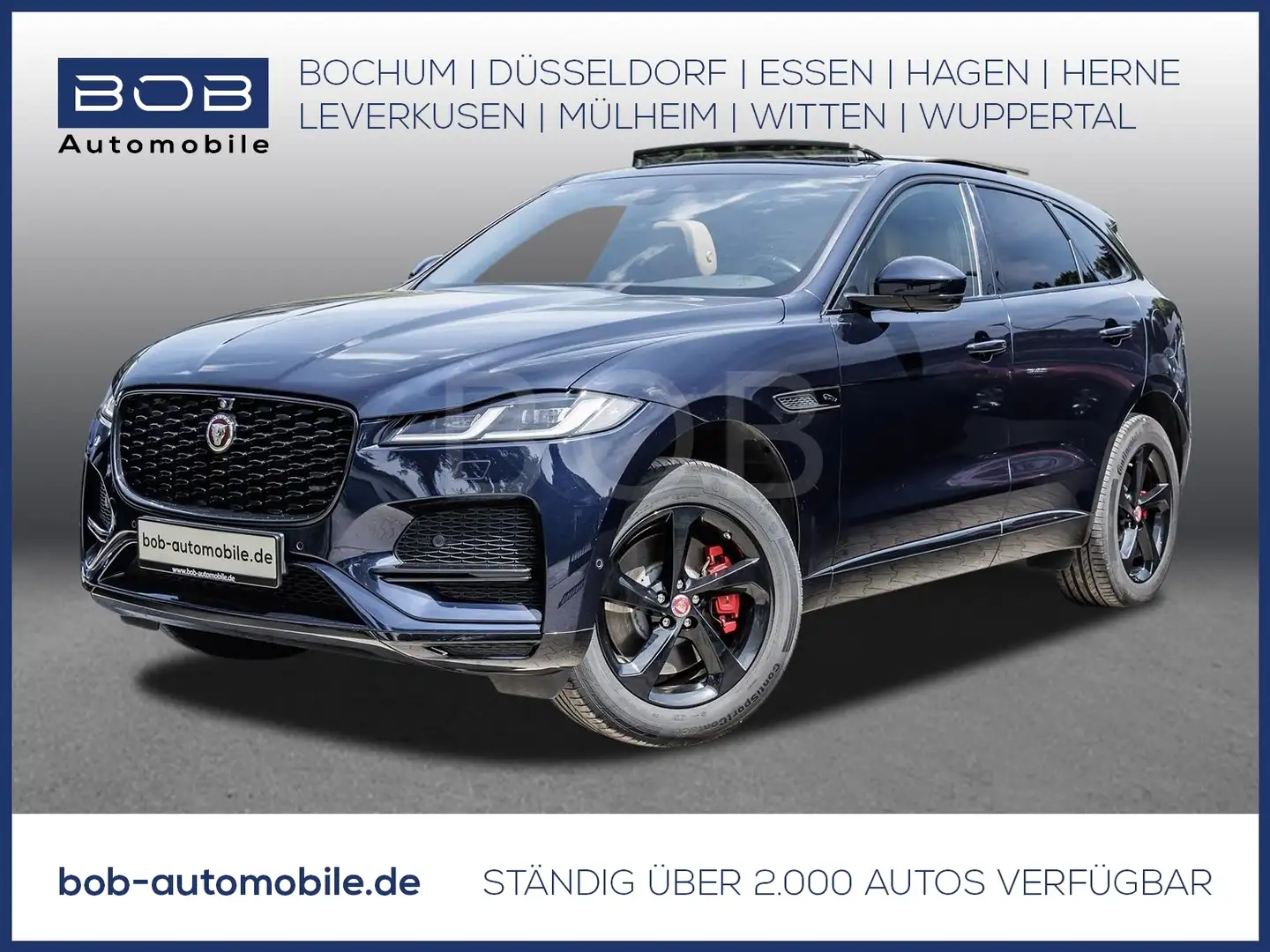 Jaguar F-Pace P400e S AWD  SD NAVI KLIMA MERIDIAN 400W Blau - 1