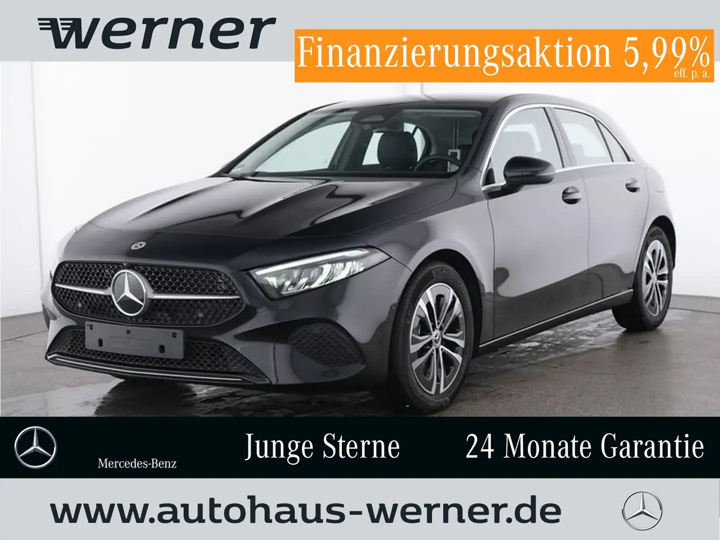 Mercedes-Benz A 180 PROGRESSIVE ADVANCED LED MBUX WINTER VID Schwarz - 1