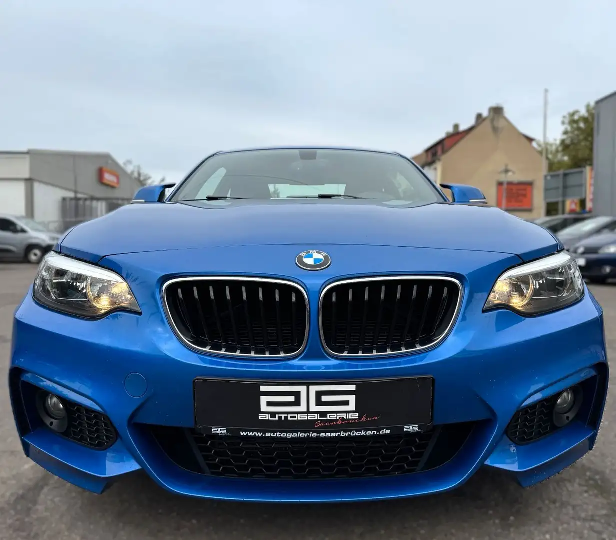 BMW 220 i Coupe M Sport *1.Hand/Alcantara/H&K/Alus* Bleu - 2