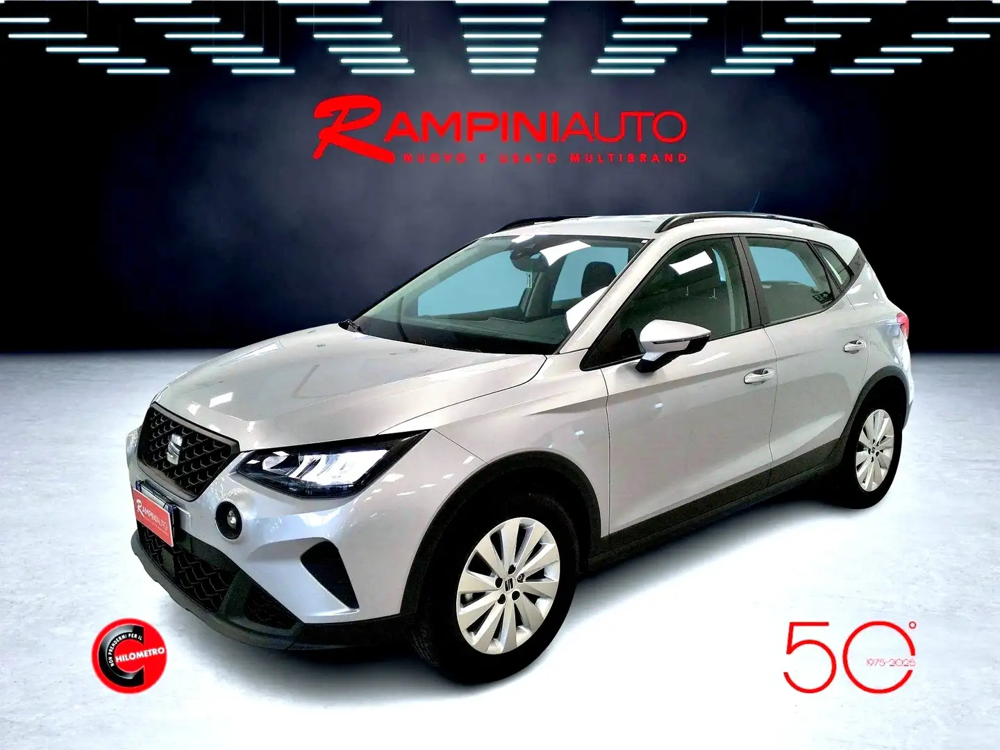 SEAT Arona 1.0 EcoTSI Style 95 Cv km 16.000 Iva Esposta Garan Argento - 1