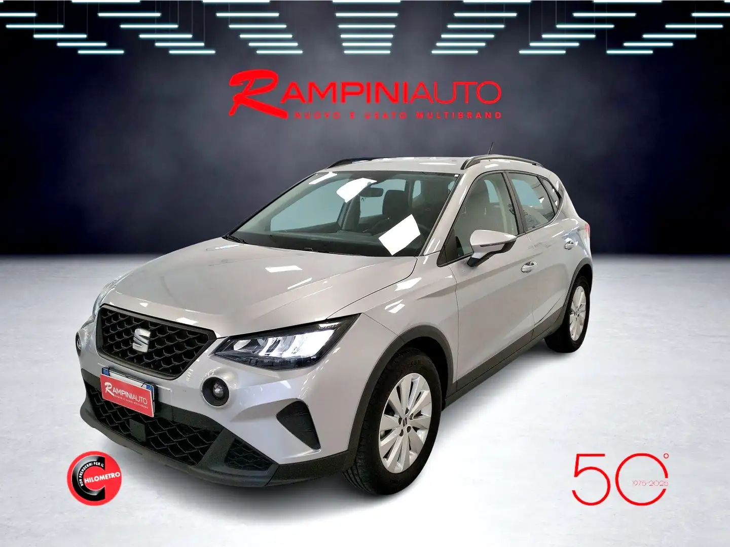 SEAT Arona 1.0 EcoTSI Style 95 Cv km 16.000 Iva Esposta Garan Argento - 2
