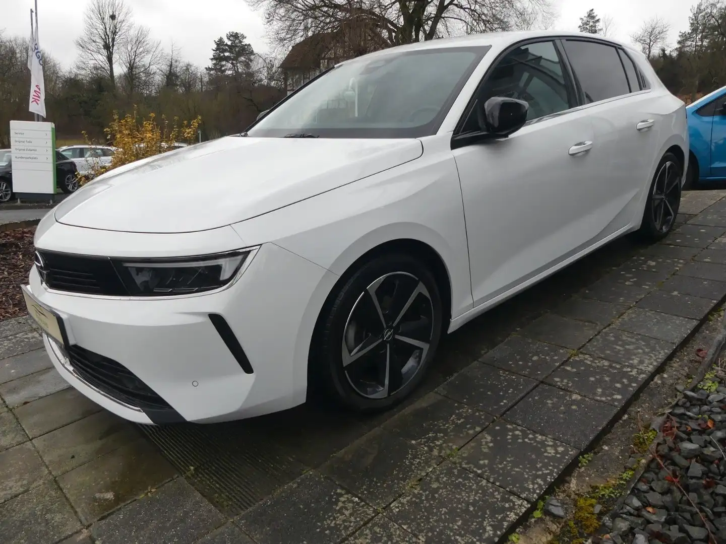 Opel Astra L Lim. 5-trg. Elegance,DAB, Navi, 2Z-Klima Weiß - 2