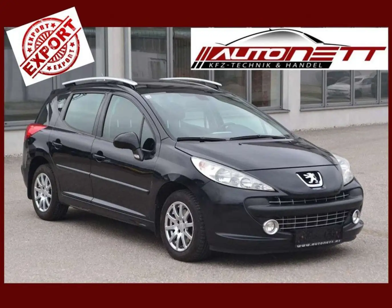 Peugeot 207 SW Ö3 1,4 16VVTi Export Bastler Schwarz - 1