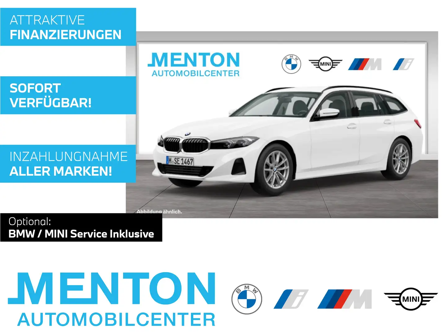 BMW 318 i LCPlus/AHK/LED/Driving-Ass./Shz Weiß - 1