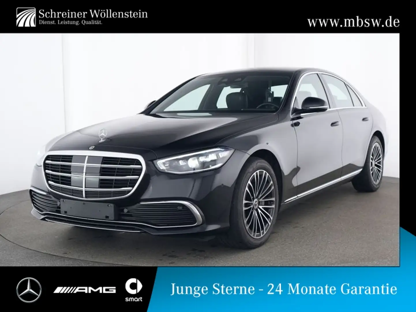 Mercedes-Benz S 450 d 4M Nappa*FAP*AIRMATIC*Mbeam*Softclose*AR Schwarz - 1