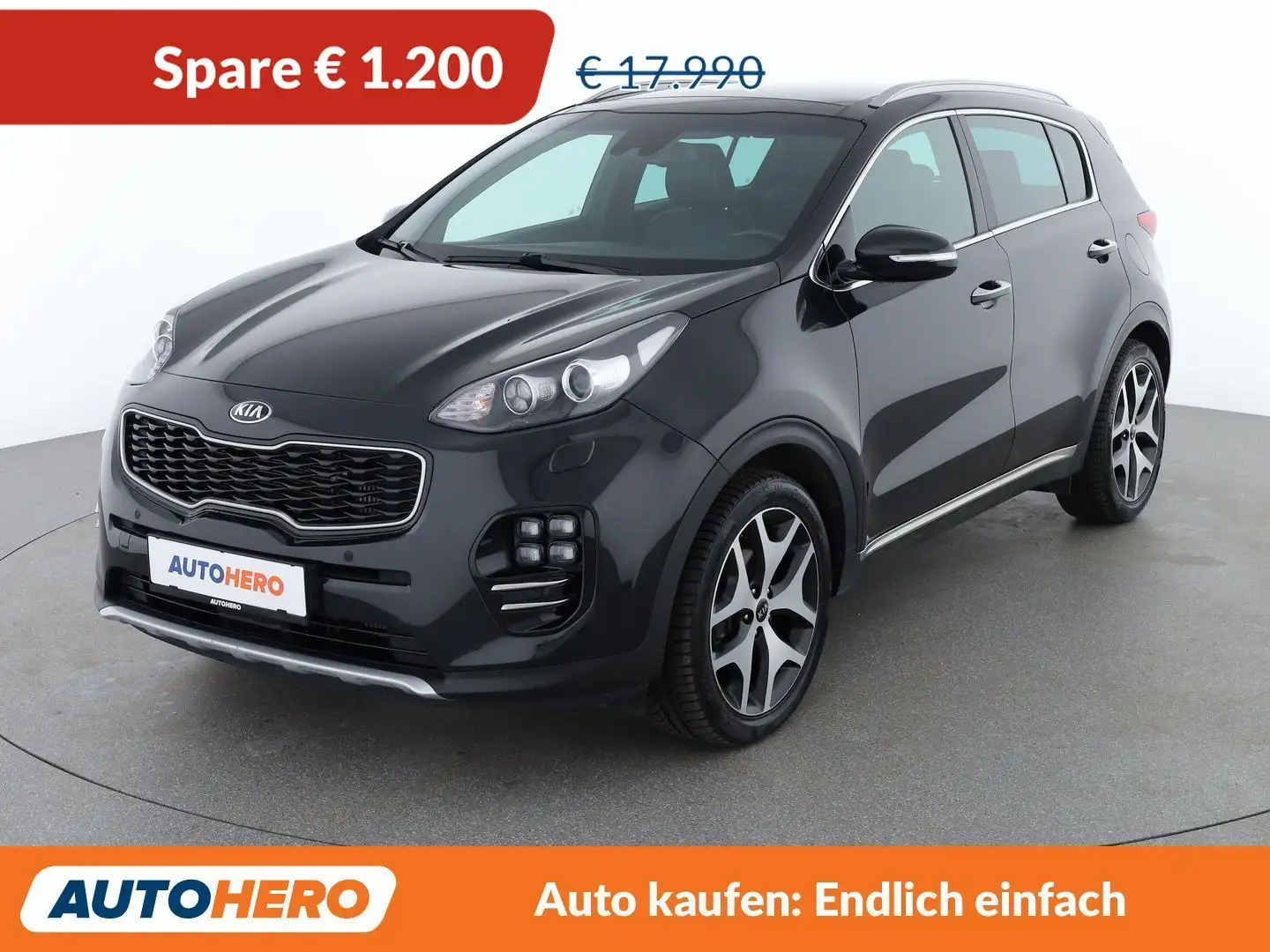 Kia Sportage 2.0 CRDi GT Line 4WD Schwarz - 1