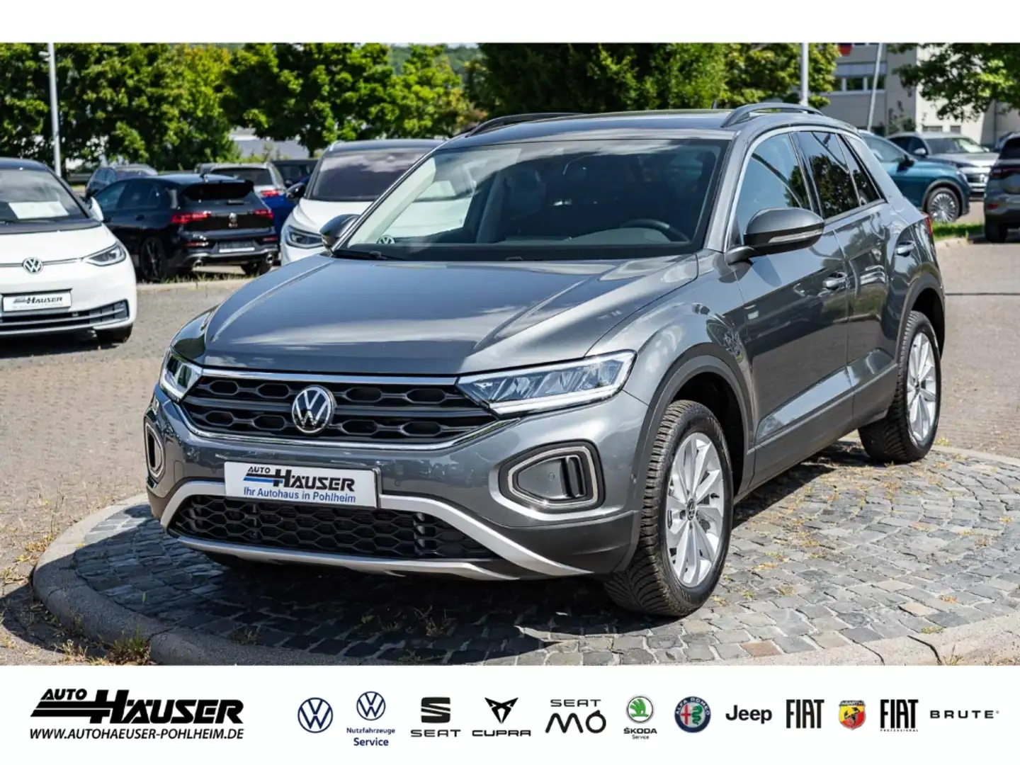 Volkswagen T-Roc Life 1.5 TSI DSG NAVI KAMERA PARK ACC LED APP-CONN Grau - 1