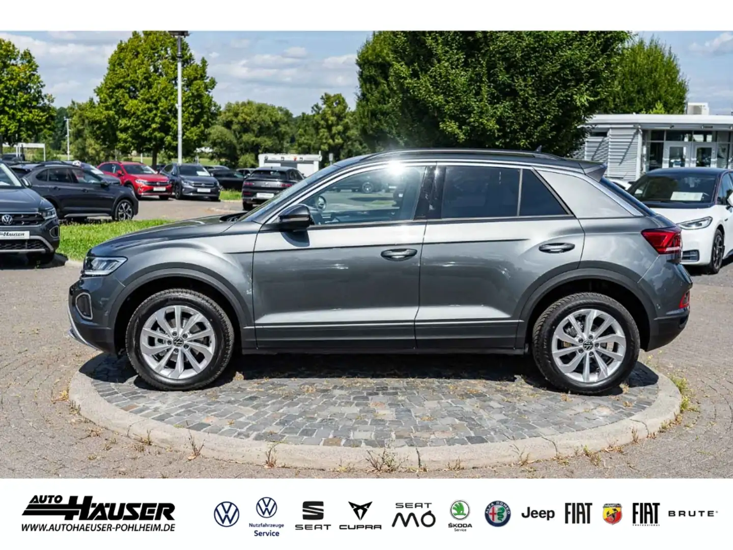 Volkswagen T-Roc Life 1.5 TSI DSG NAVI KAMERA PARK ACC LED APP-CONN Grau - 2