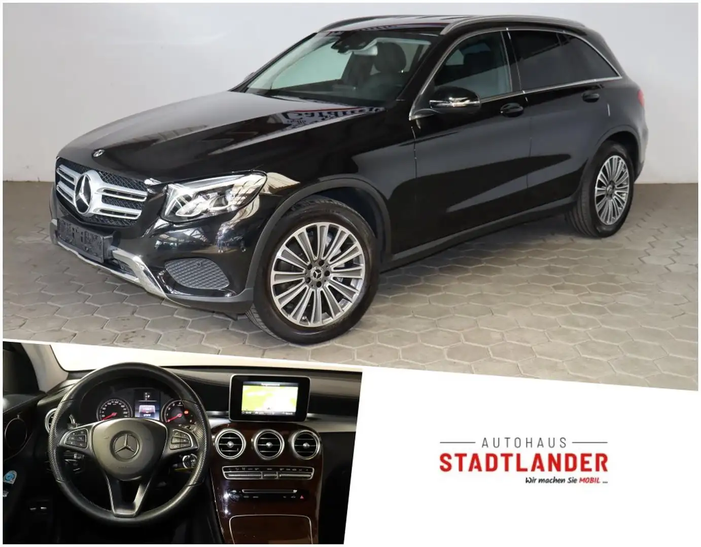 Mercedes-Benz GLC 250 4Matic LED*CAM*AHK*LEDER Schwarz - 1