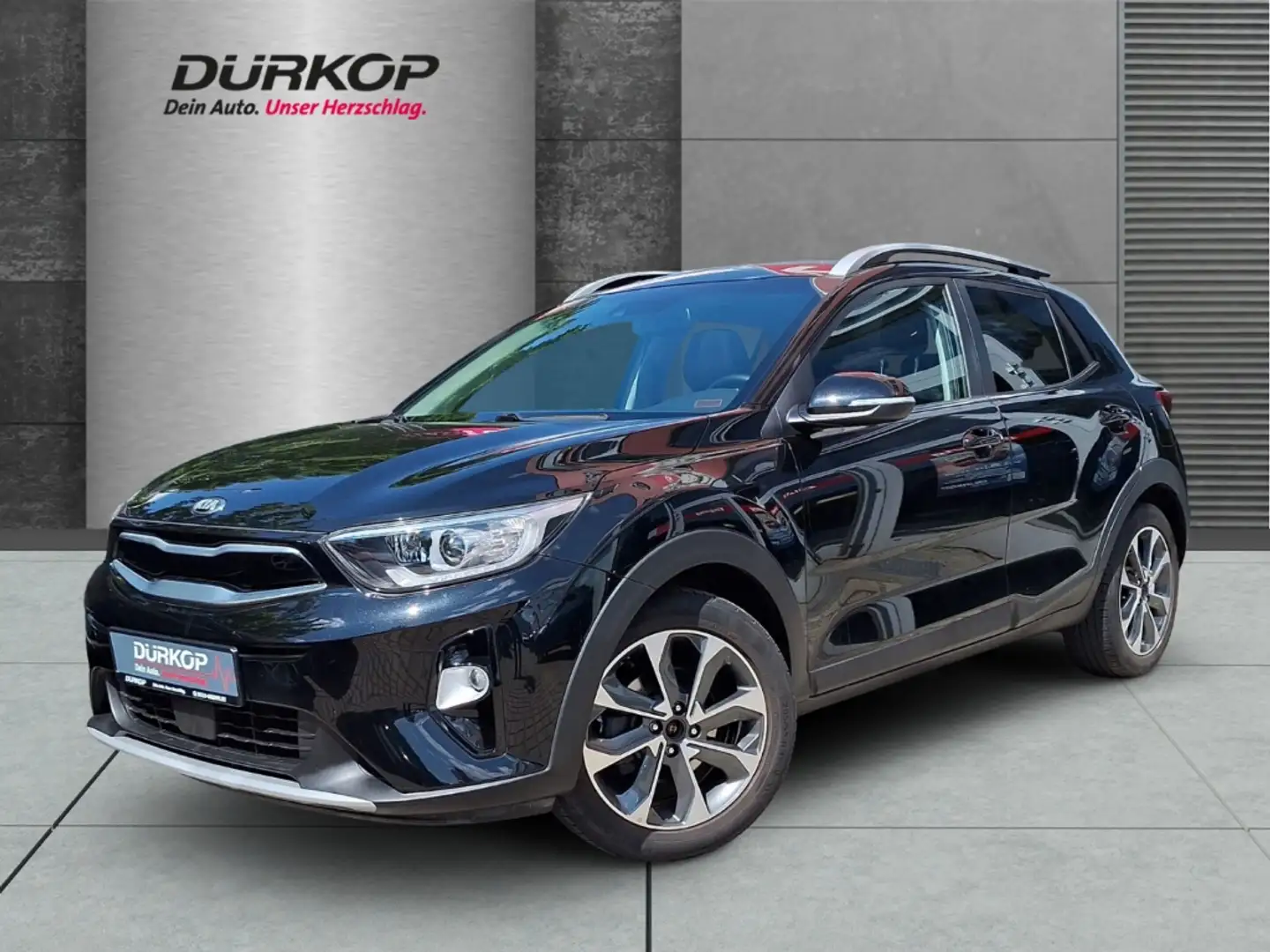 Kia Stonic Platinum Edition Navi DAB Leder Allwetter Noir - 1