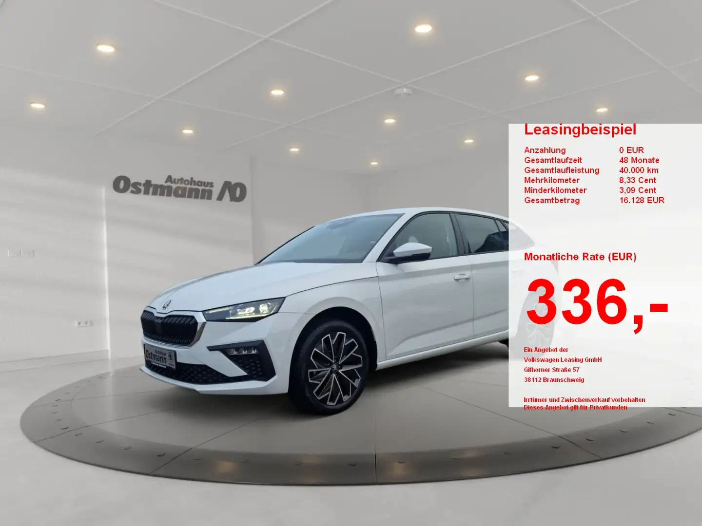 Skoda Scala 1.0 TSI Selection ACC SpurH LED Navi Weiß - 1