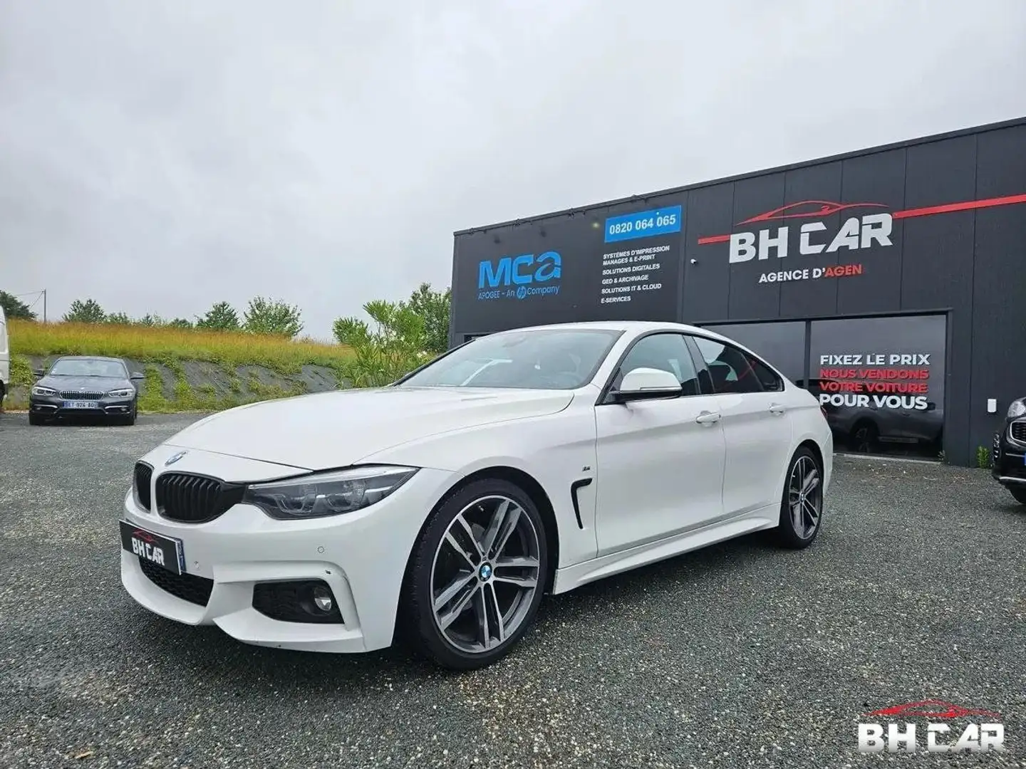BMW 420 serie gran-coupe 2.0 420 d 190 m-sport bva20da gra - 1