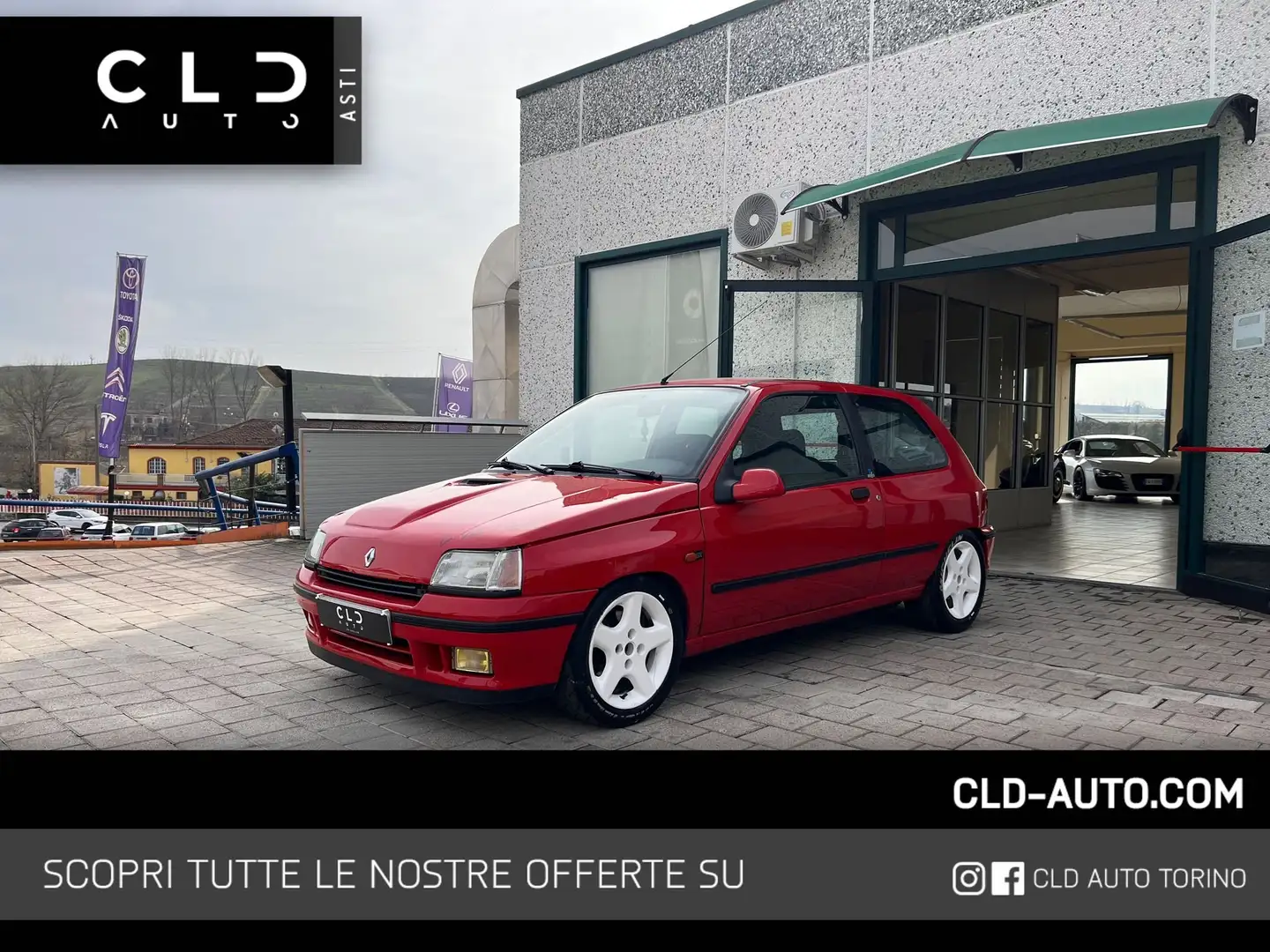 Renault Clio 3p 1.8 16v no kat versione CUP Roşu - 1