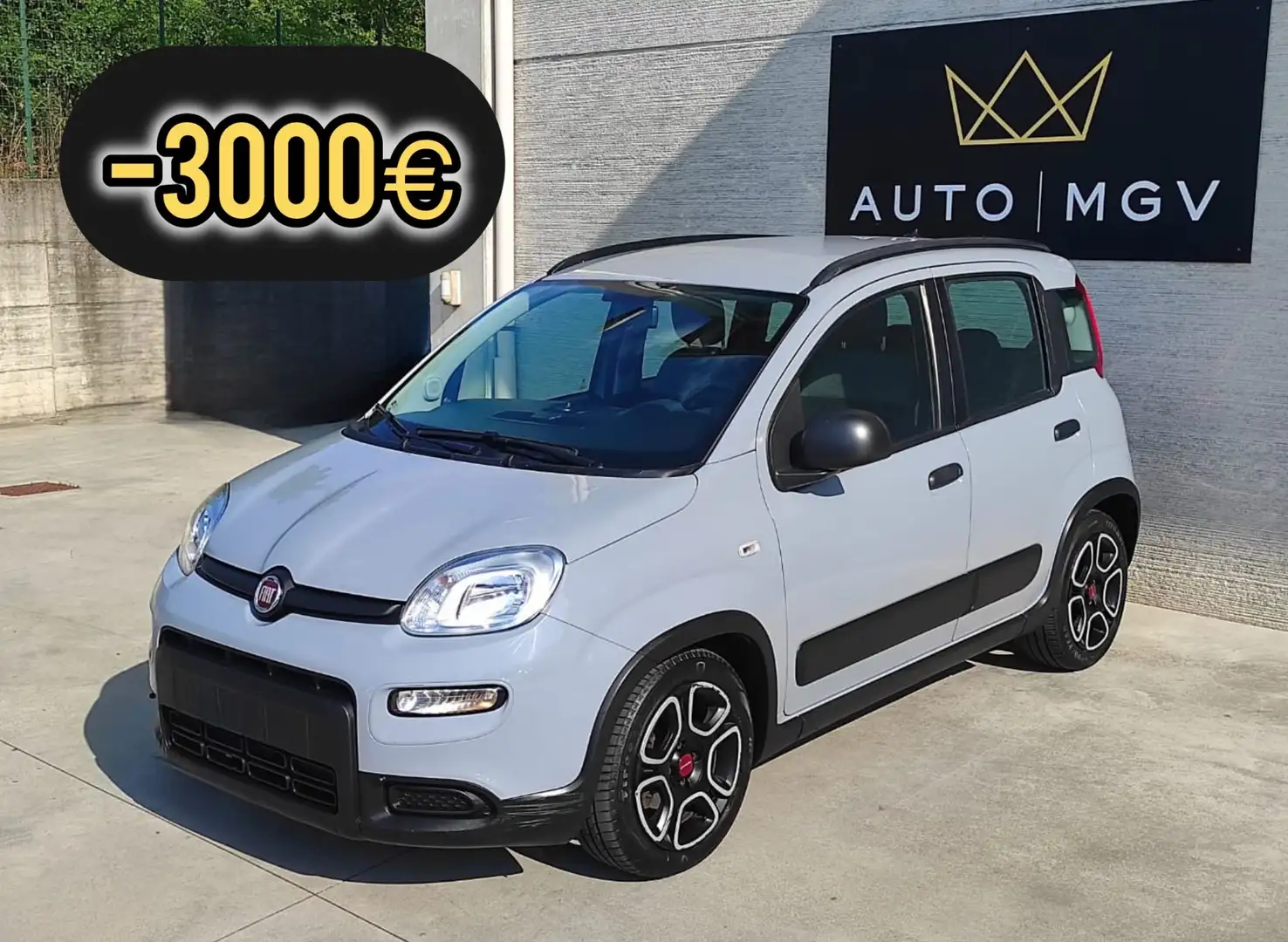 Fiat Panda Panda 1.0 firefly hybrid City Life s&s 70cv* PROMO Сірий - 1