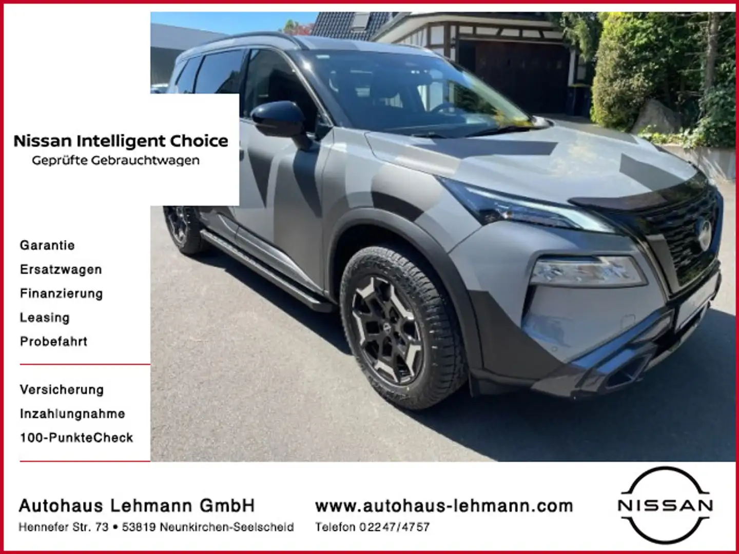 Nissan X-Trail e-Power N-TREK e-4ORCE FOLIE/UMBAU Grijs - 1