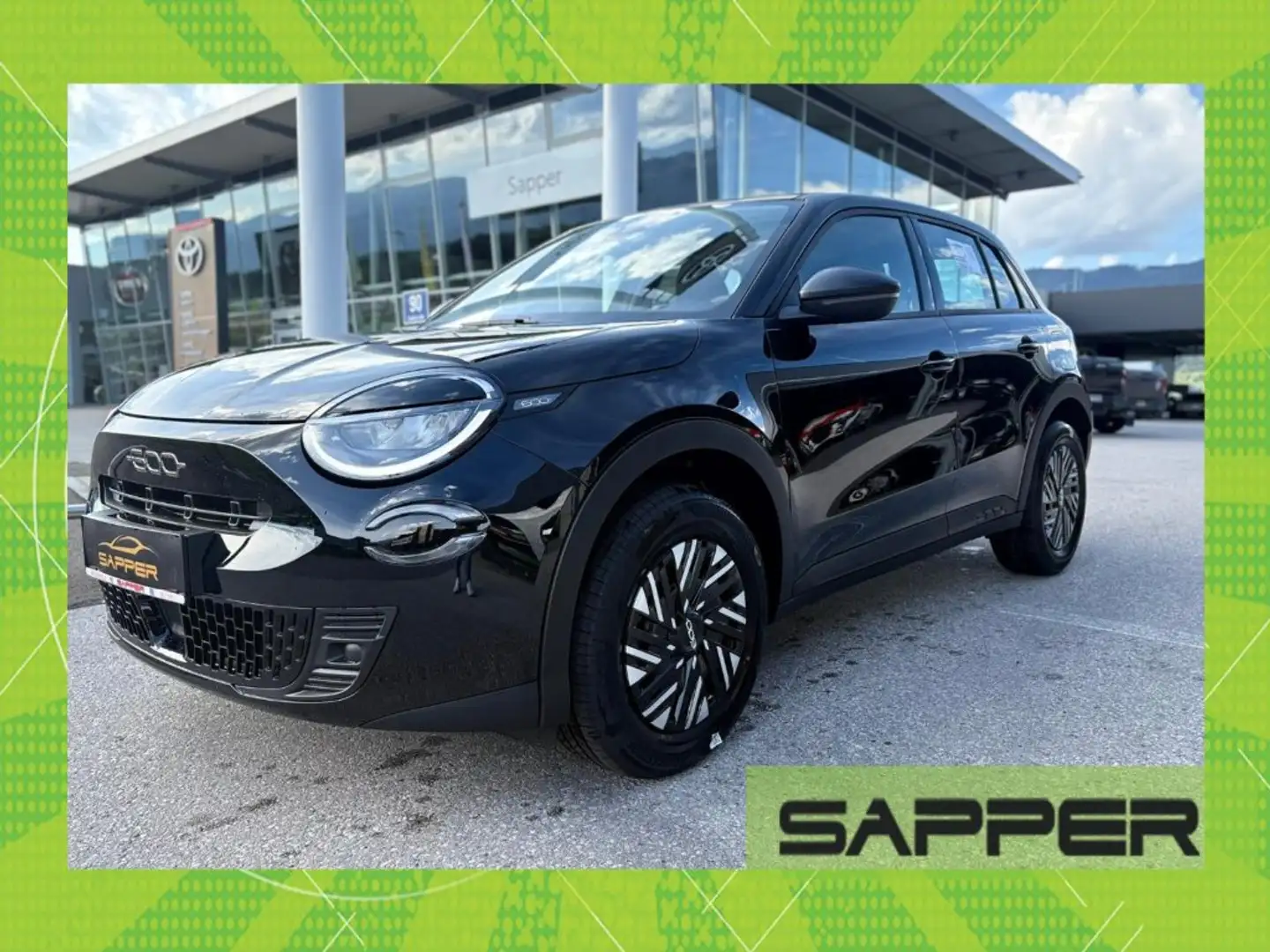 Fiat 600 Hybrid mHEV 145 6-Gang eDCT Pop Schwarz - 1