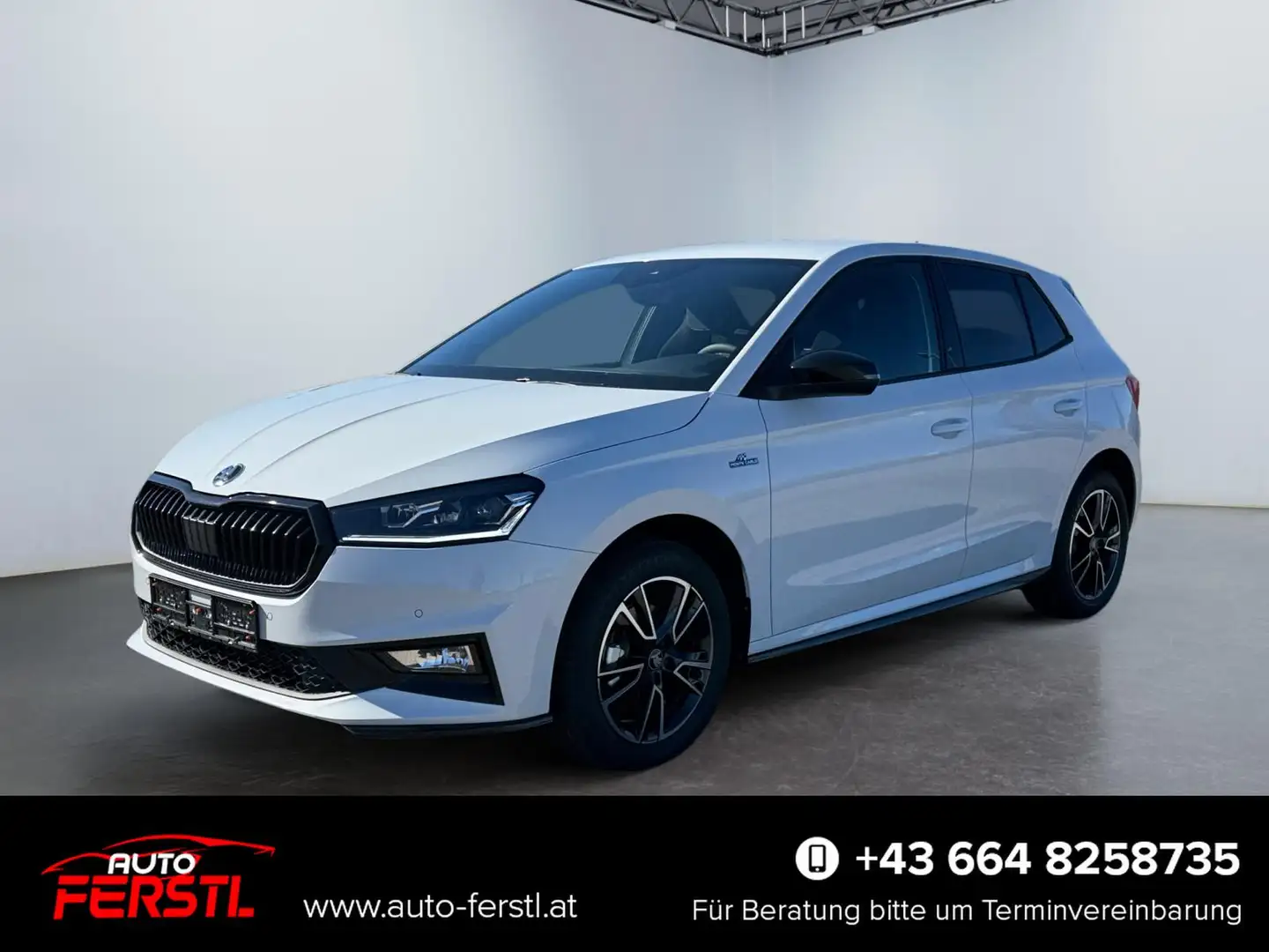 Skoda Fabia Monte Carlo 1.5 TSI DSG 2Zonkli SHZ 2xPDC Kam F... Weiß - 1