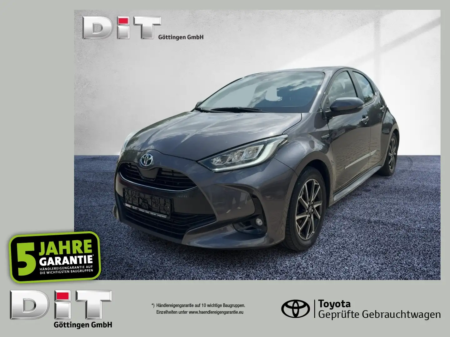 Toyota Yaris 1.5l Hyb. Club LED, Kamera, Grau - 1
