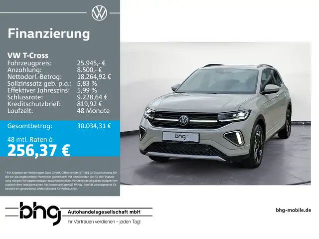 Volkswagen T-Cross 1.0 TSI DSG R Line #Anhängerkupplung #LE