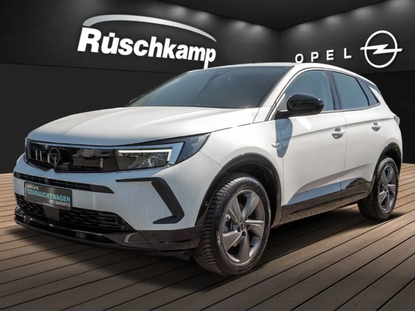 Opel Grandland GS Line 1.2 Voll-LED 360-Kam Winterpaket Allwetter Blanc - 1