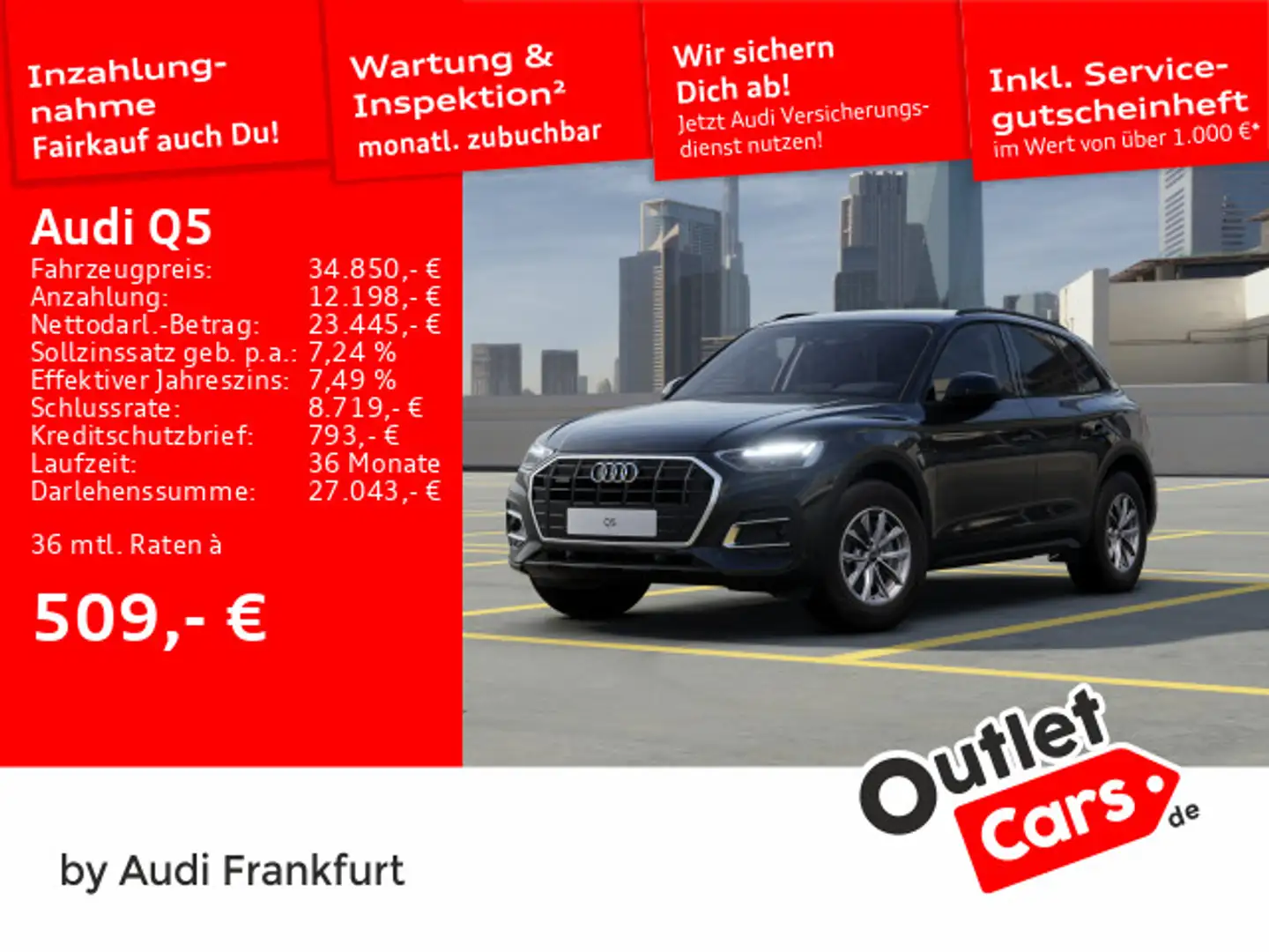 Audi Q5 40 TDI quattro S tronic LED AHK DAB PDC Noir - 1