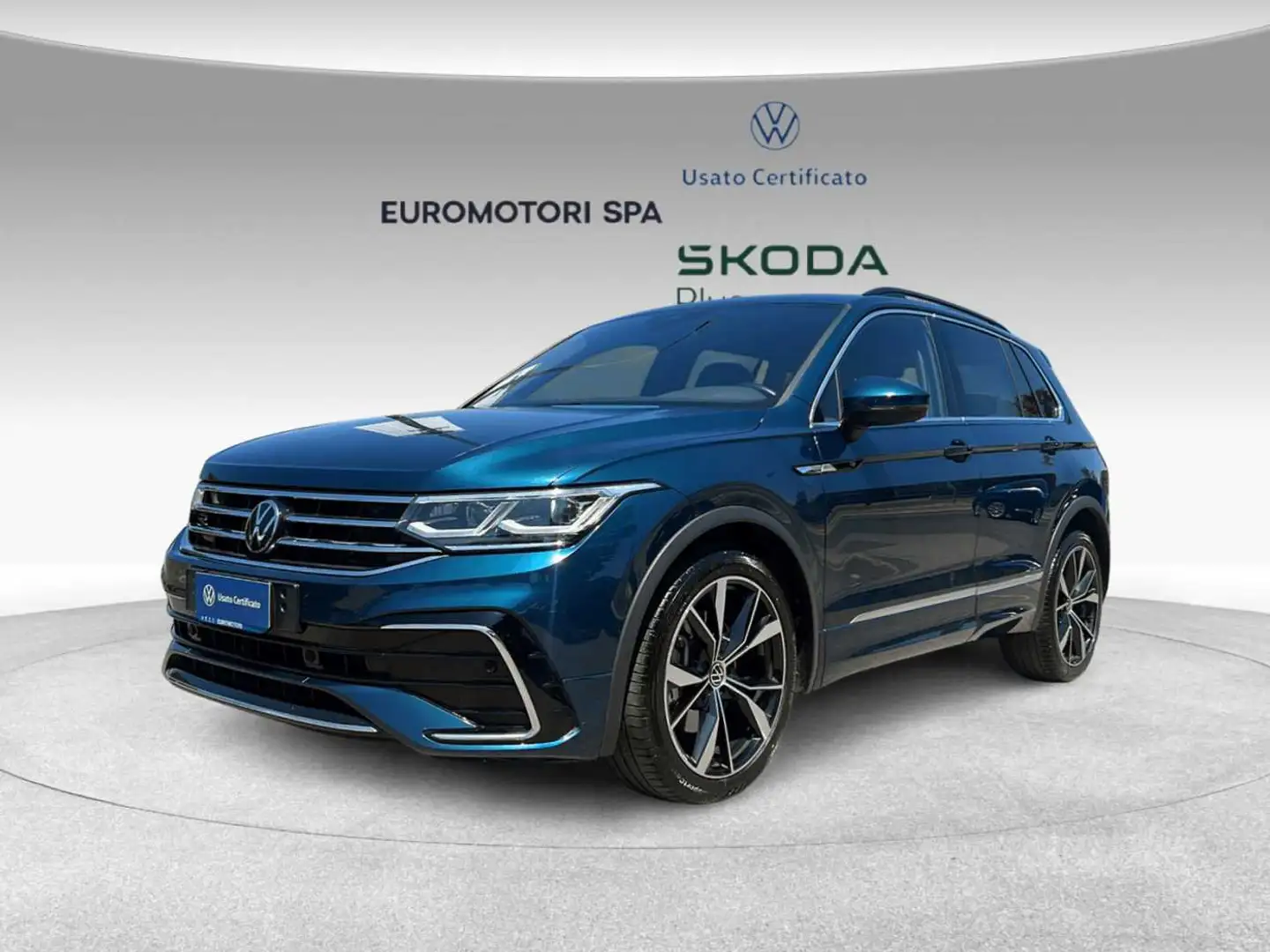 Volkswagen Tiguan 2ª serie 2.0 TDI 200 CV SCR DSG 4MOTION R-Line Blu/Azzurro - 1