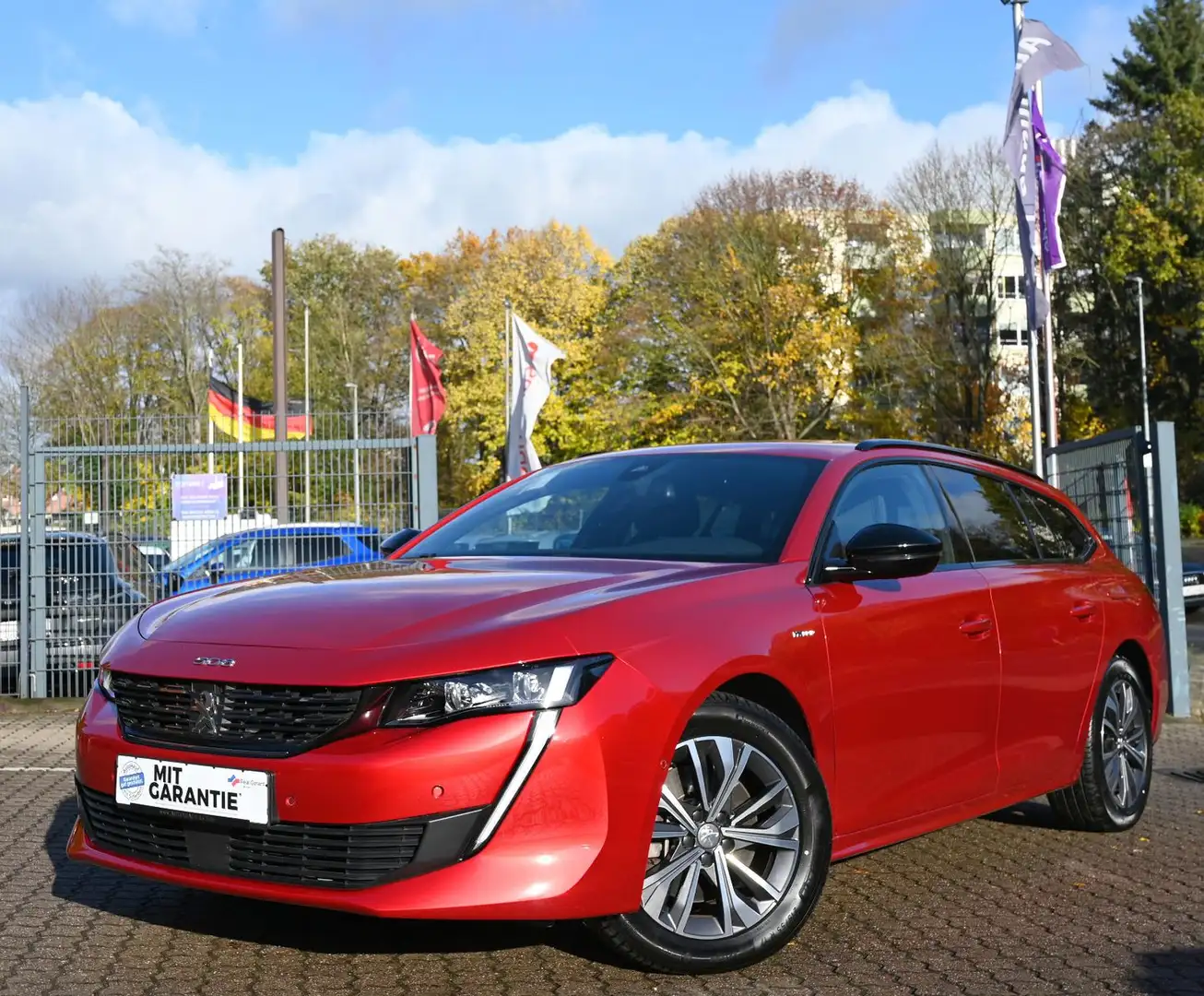 Peugeot 508 SW Hybrid 225 Allure Pack Standhz Leder Navi Rouge - 1
