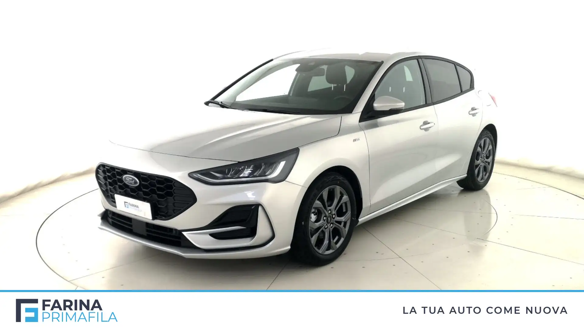 Ford Focus 1.0 EcoBoost Hybrid 125 CV 5p. ST-Line Zilver - 1