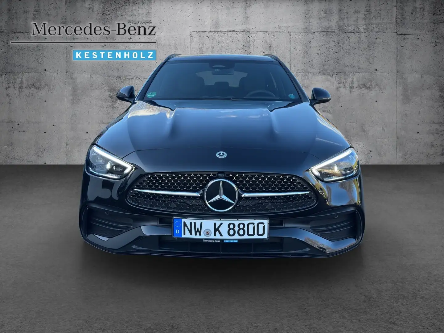 Mercedes-Benz C 220 C 220 d T AMG+DISTRONIC+PANO+MEMORY+AHK+NIGHT Navi Schwarz - 2