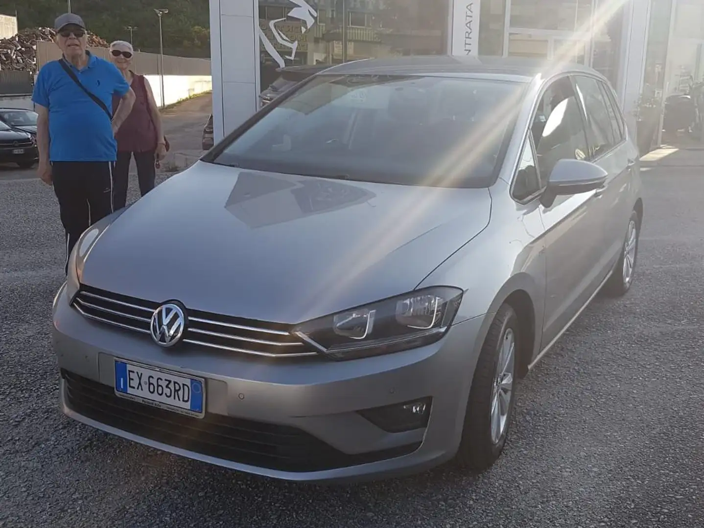 Volkswagen Golf Golf VII Sportsvan Sportsvan 1.6 tdi Business110cv Szary - 1