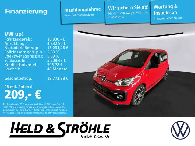 Volkswagen up! GTI 1.0 TSI BEATSAUDIO R KAM PDC SHZ GRA DAB