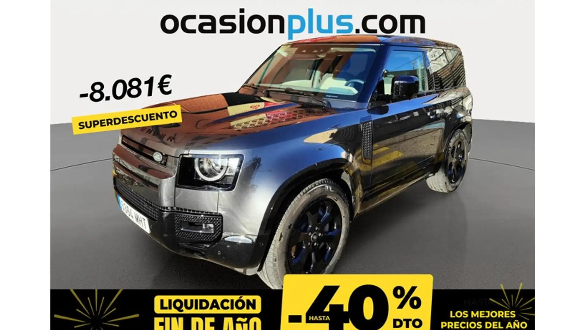 Land Rover Defender 90 3.0 I6 MHEV X-Dynamic HSE AWD Aut.400 Gris - 1