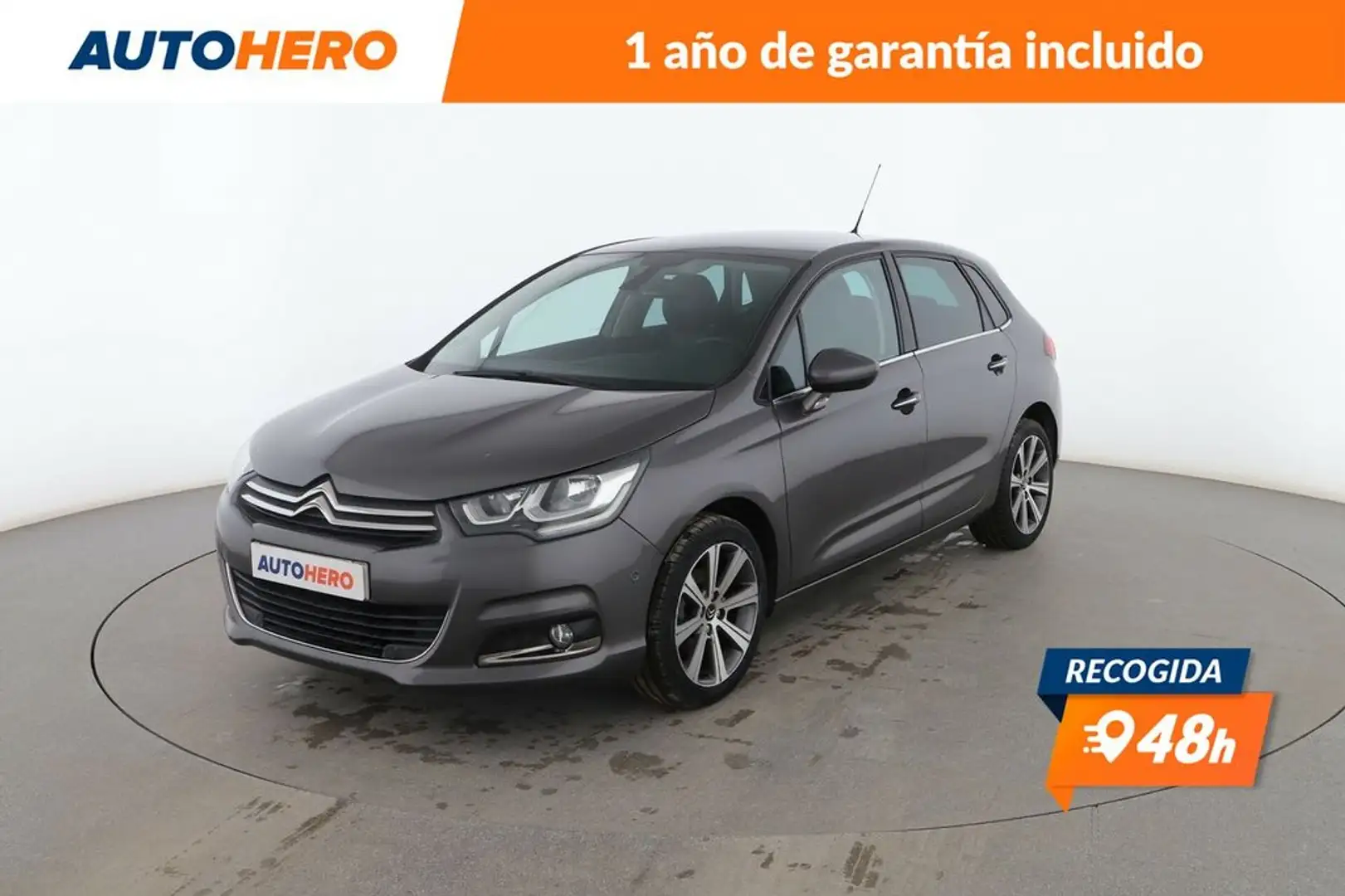 Citroen C4 1.6 Blue-HDi Shine Gris - 1