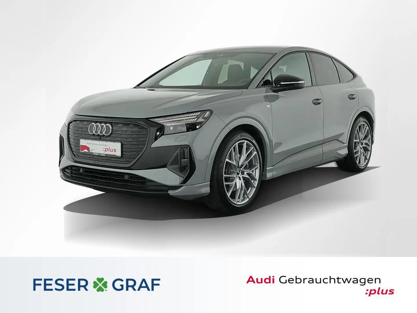 Audi Q4 e-tron Sportback 50 qu S Line Matrix,Navi,Sportsitze Gris - 1