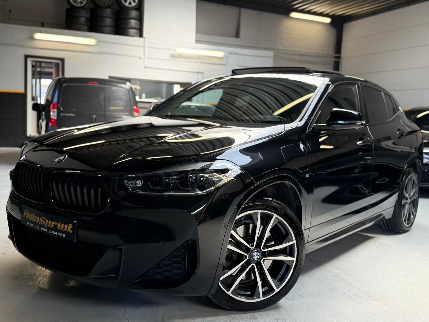 BMW X2 HYBRIDE TOIT PANO H&K SIEGES COQUE Nero - 2