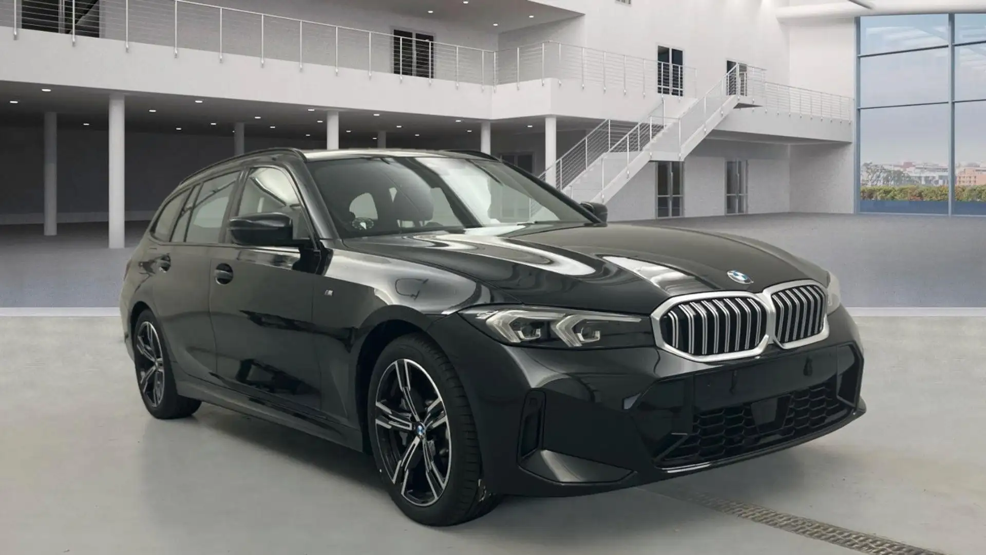 BMW 330 i xDrive Touring ACC*WIDESCREEN*LED M Sport Schwarz - 2