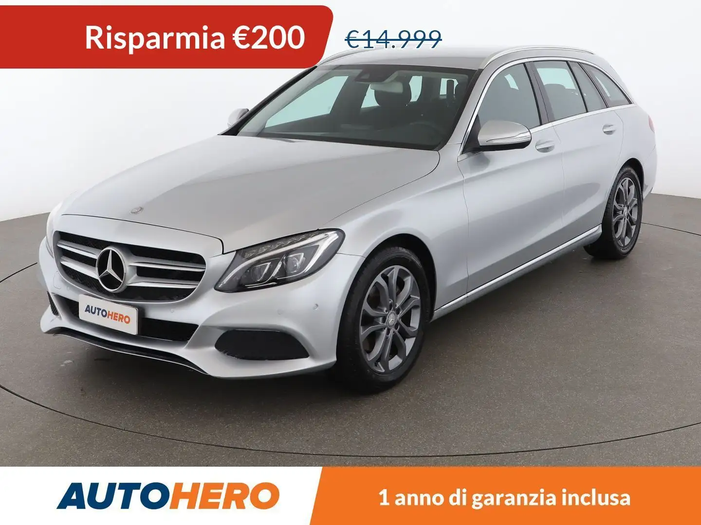 Mercedes-Benz C 220 C 220 d Sport S.W. Auto Argent - 1