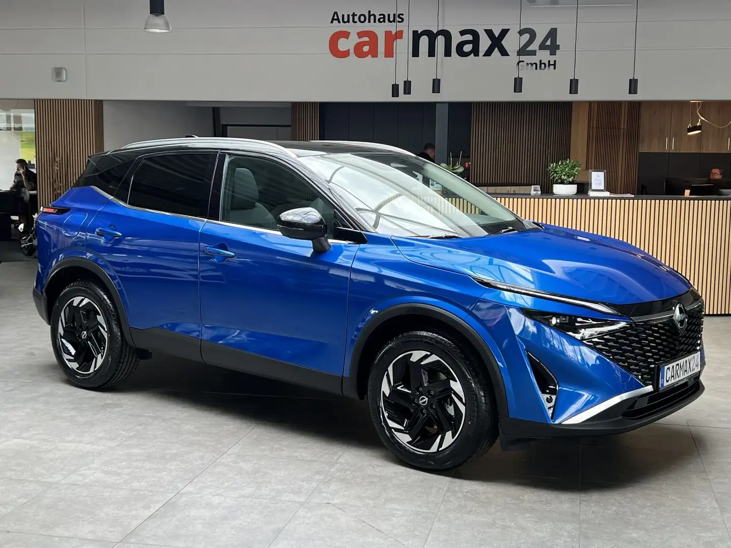 Nissan Qashqai N-Connecta Pano 360°Kamera Winterpaket Blau - 1