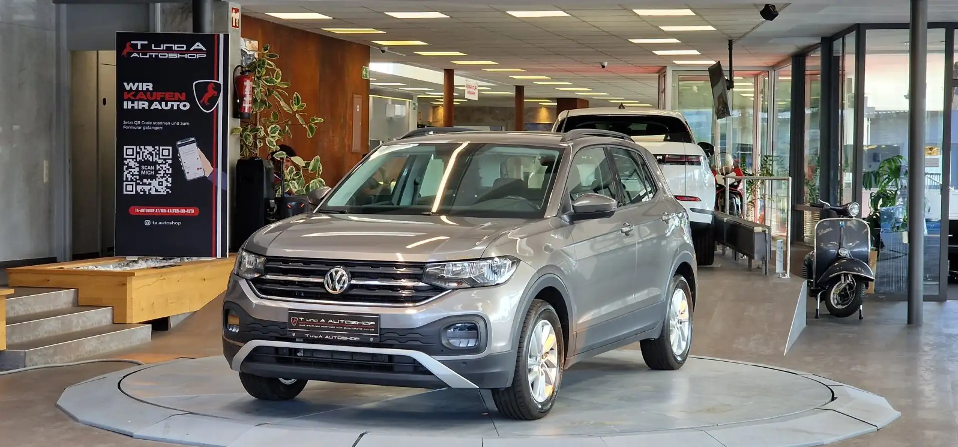 Volkswagen T-Cross 1.0 TSI Life 1-Hand *Sitzheizung*AHK*16Zoll* Grau - 1