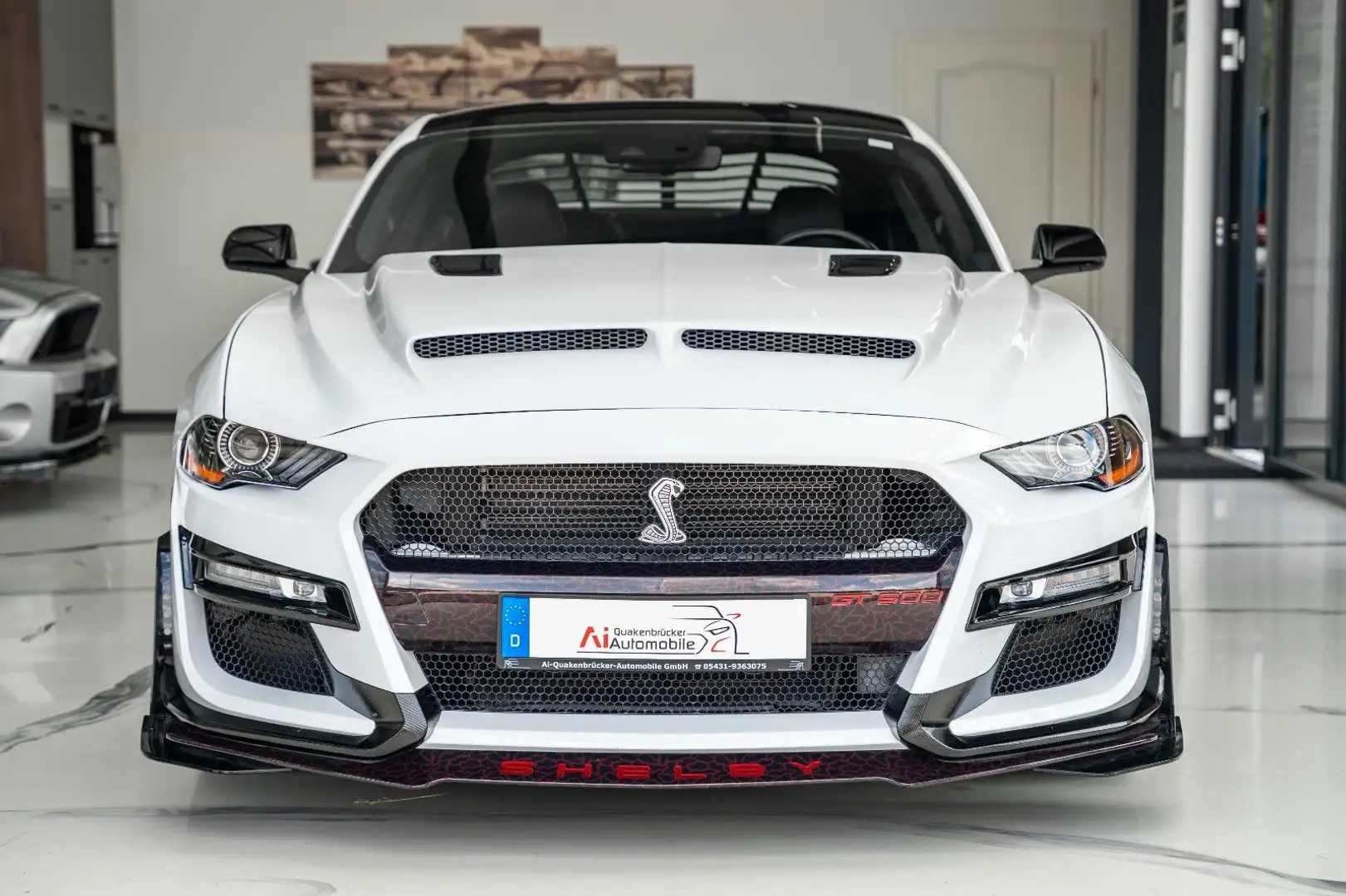 Ford Mustang 5,0 GT 500 SHELBY LED/PREMIUM/SPUR/VOLL Blanc - 2