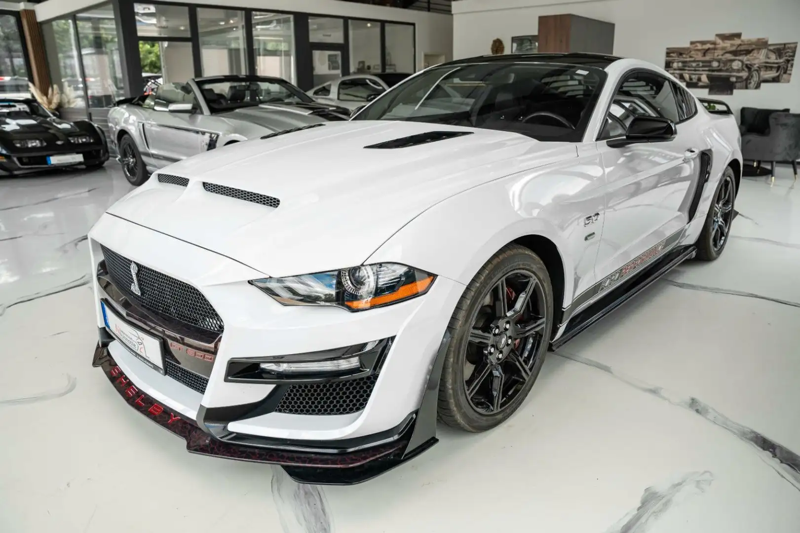 Ford Mustang 5,0 GT 500 SHELBY LED/PREMIUM/SPUR/VOLL Blanc - 1