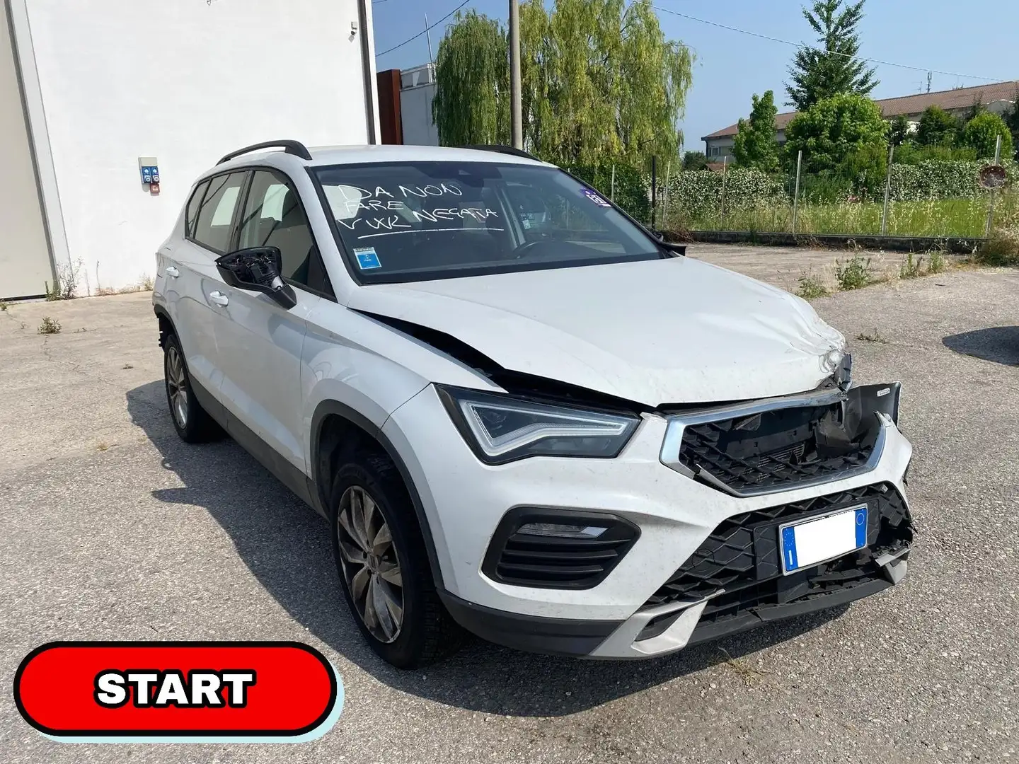 SEAT Ateca 2020 2.0 tdi Business 150cv dsg START INCIDENTATA Bianco - 1