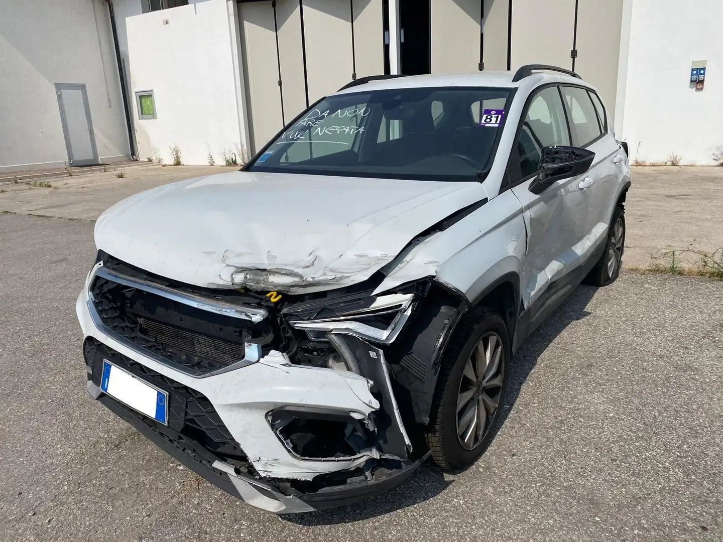 SEAT Ateca 2020 2.0 tdi Business 150cv dsg START INCIDENTATA Bianco - 2
