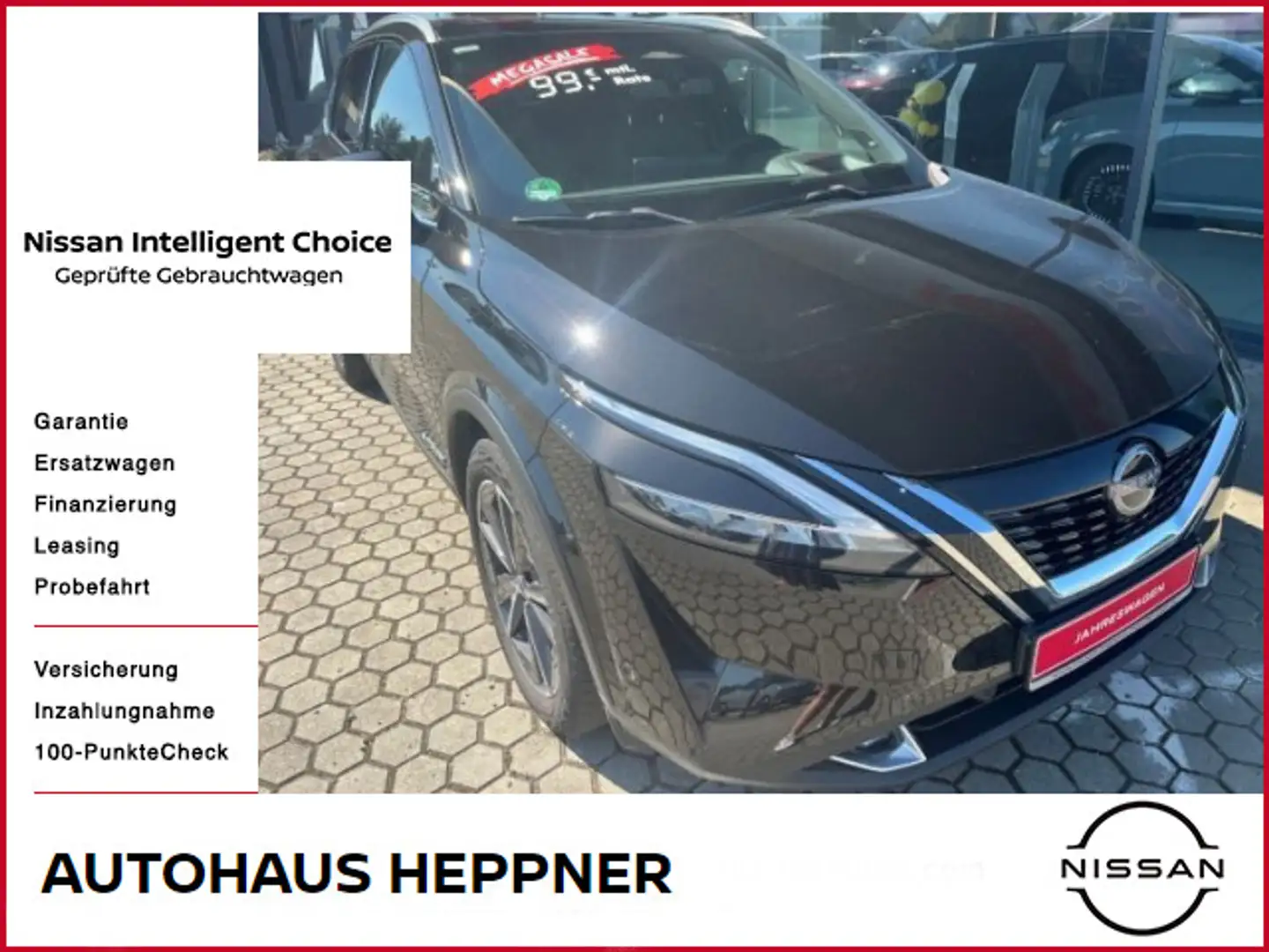 Nissan Qashqai Tekna e-Power 155PS Glasdach Schwarz - 1