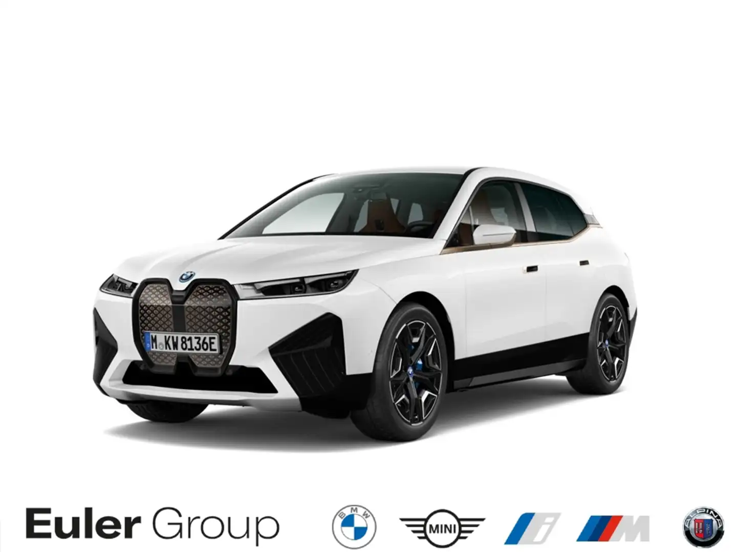 BMW iX xDrive 40 HUD AHK-klappbar AHK Navi Leder Digitale Weiß - 1