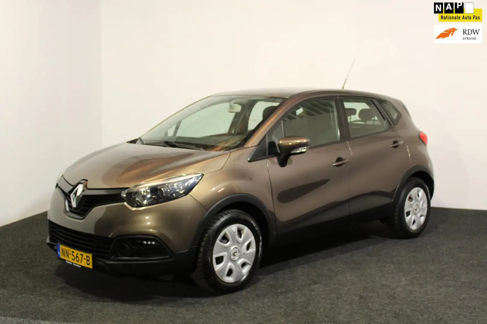 Renault Captur 0.9 TCe Authentique|2013|Nieuwe onafhankelijke APK Brun - 1