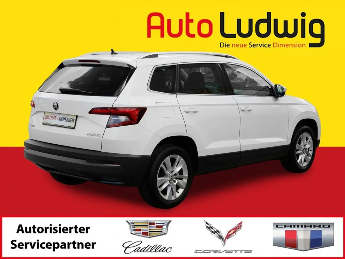Skoda Karoq 1.0 TSI Ambition*DAB-RADIO*PARK PILOT*SHZ*ACC*T... Weiß - 2