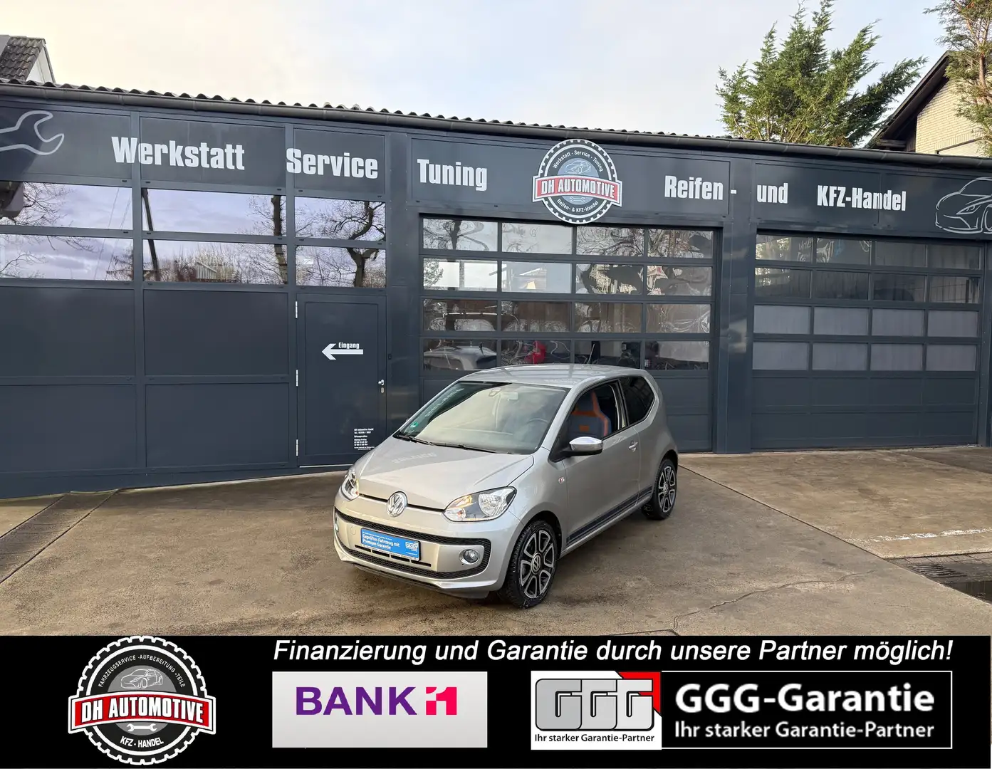 Volkswagen up! jeans up! Automatik 1. Hand Top Zustand Garantie Grijs - 1